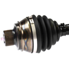 2012 Audi A4 Drive Axle Front 2