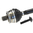 2009 Audi A4 Quattro Drive Axle Front 3