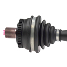 2009 Audi A4 Quattro Drive Axle Front 3