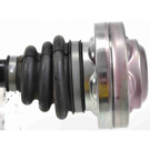 2006 Bmw 525 Drive Axle Rear 3