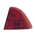 2002 Honda Civic Tail Light Assembly Pair 2