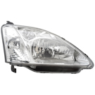 2002 Honda Civic Headlight Assembly Pair 3