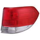 2009 Honda Odyssey Tail Light Assembly Pair 3