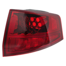 2012 Acura MDX Tail Light Assembly Pair 2
