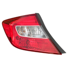2012 Honda Civic Tail Light Assembly Pair 3