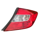 2012 Honda Civic Tail Light Assembly Pair 2
