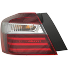 2017 Honda Accord Tail Light Assembly Pair 3