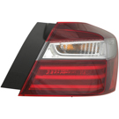 2017 Honda Accord Tail Light Assembly Pair 2