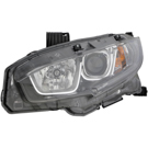 2017 Honda Civic Headlight Assembly 1