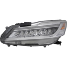 2016 Honda Accord Headlight Assembly Pair 3