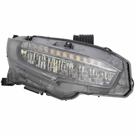 2018 Honda Civic Headlight Assembly Pair 2