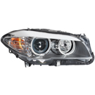 2012 Bmw 535i xDrive Headlight Assembly Pair 3