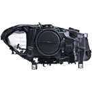 2011 Bmw 528 Headlight Assembly 2