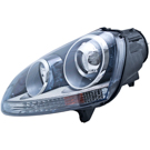 2007 Volkswagen GTI Headlight Assembly Pair 2