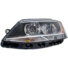 2012 Volkswagen Jetta Headlight Assembly 4
