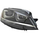 2016 Volkswagen Golf Headlight Assembly 4
