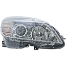 2009 Mercedes Benz C230 Headlight Assembly Pair 3