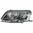 2005 Bmw 330i Headlight Assembly Pair 3