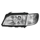 1996 Audi A6 Headlight Assembly Pair 2