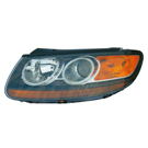 2007 Hyundai Santa Fe Headlight Assembly Pair 3