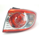 2012 Hyundai Santa Fe Tail Light Assembly 1