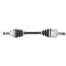 2012 Kawasaki KVF650 Brute Force 4x4 Drive Axle Front 1