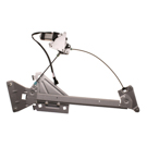 2007 Hyundai Tiburon Window Regulator Only 3
