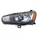 2009 Mitsubishi Lancer Headlight Assembly Pair 3