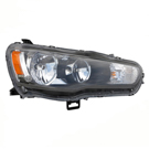 2008 Mitsubishi Lancer Headlight Assembly Pair 2