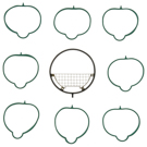 2004 Nissan Pathfinder Intake Manifold Gasket Set 1