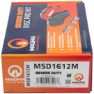 2013 Lincoln MKS Brake Pad Set 2