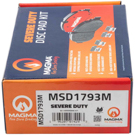 2017 Ford Mustang Brake Pad Set 2