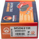 Magma MSD631M Brake Pad Set 2