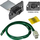 2000 Hyundai Sonata HVAC Blower Motor Resistor 1