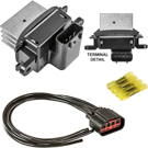 2012 Lincoln MKS HVAC Blower Motor Resistor 1
