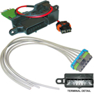 2000 Gmc Safari HVAC Blower Motor Resistor 1