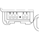 2012 Gmc Acadia HVAC Blend Door Actuator 2