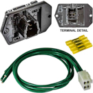 2012 Ram 2500 HVAC Blower Motor Resistor 1