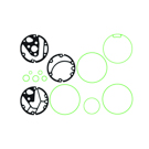 1987 Isuzu Trooper A/C Compressor Gasket Kit 1