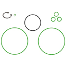 BuyAutoParts  Chevrolet Chevette A/C Compressor Gasket Kit AE-V0104AN