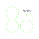 1987 Audi 5000 A/C Compressor Gasket Kit 1