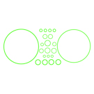 2007 Mitsubishi Eclipse A/C Compressor Gasket Kit 1