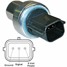 2012 Ford Flex HVAC Pressure Transducer 2