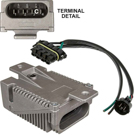 2000 Mercedes Benz E430 Engine Cooling Fan Controller 4