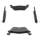 2007 Hummer H3 Brake Pad Set 3