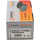 2012 Bmw 335i Brake Pad Set 2