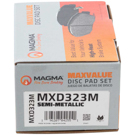 1990 Nissan Stanza Brake Pad Set 2