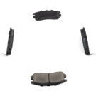 2007 Mitsubishi Eclipse Brake Pad Set 3