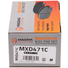 1997 Subaru SVX Brake Pad Set 2