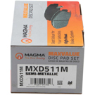 1992 Nissan NX Brake Pad Set 2